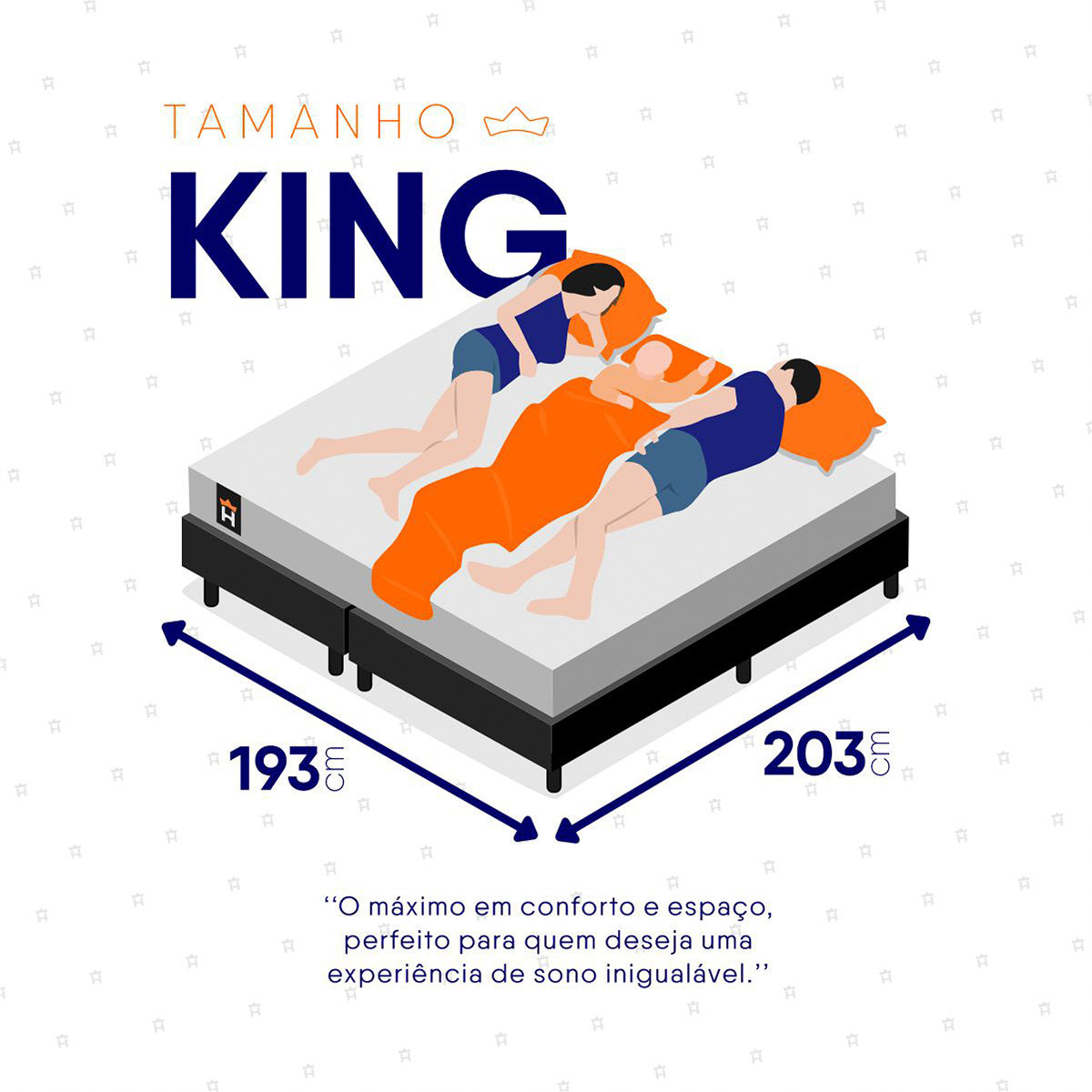 Cama Box Luanda Espuma D28 King 193x203 Preto King House