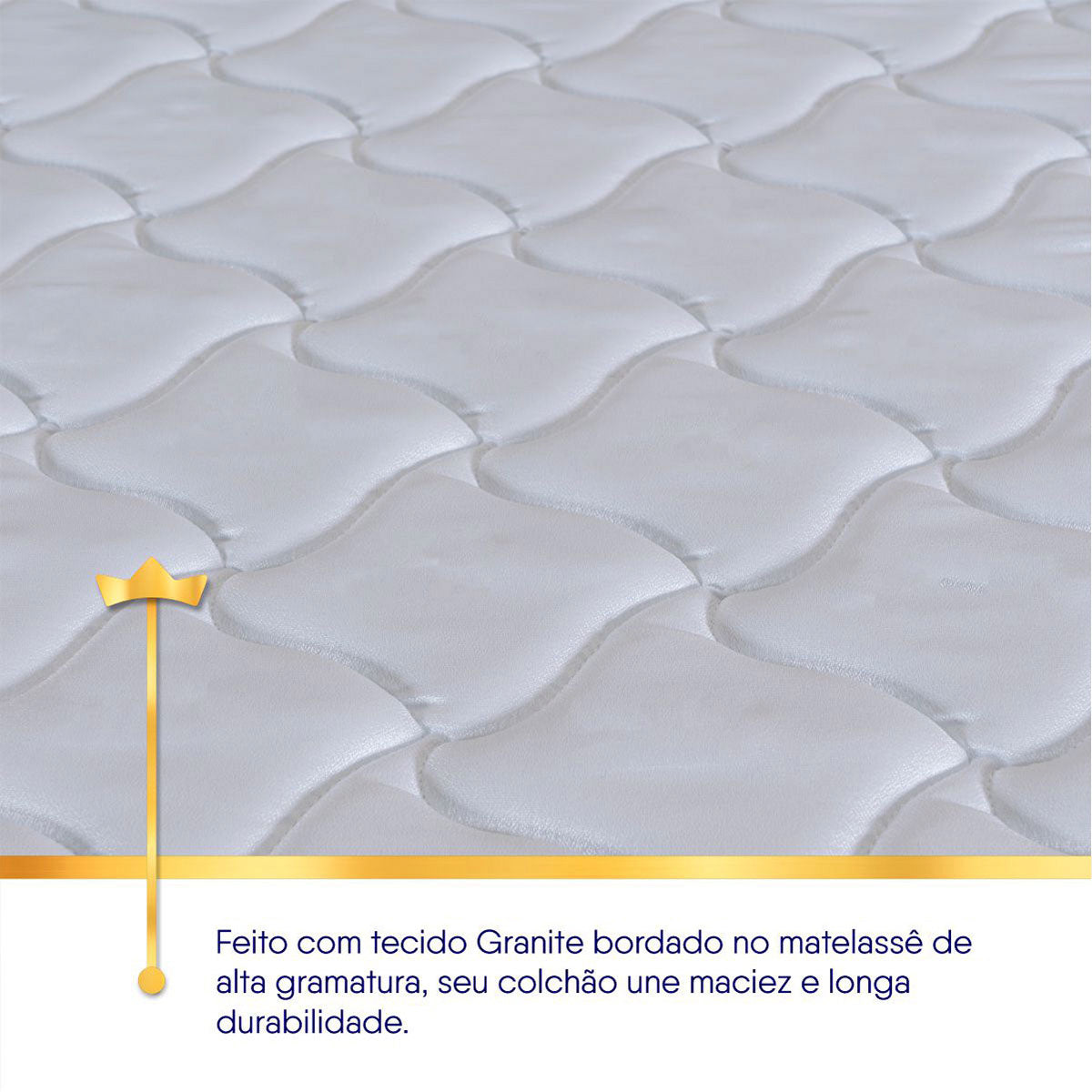 Cama Box Luanda Espuma D28 Viúva 128x188 Marrom King House