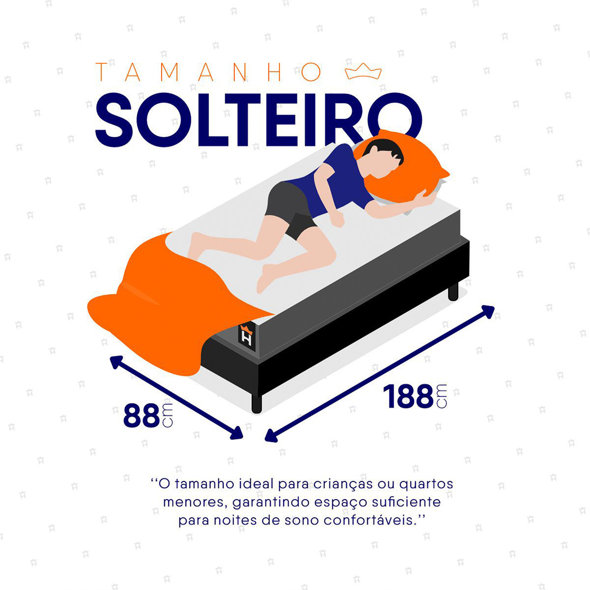 Cama Box Luanda Espuma D28 Solteiro 88x188 Preto King House
