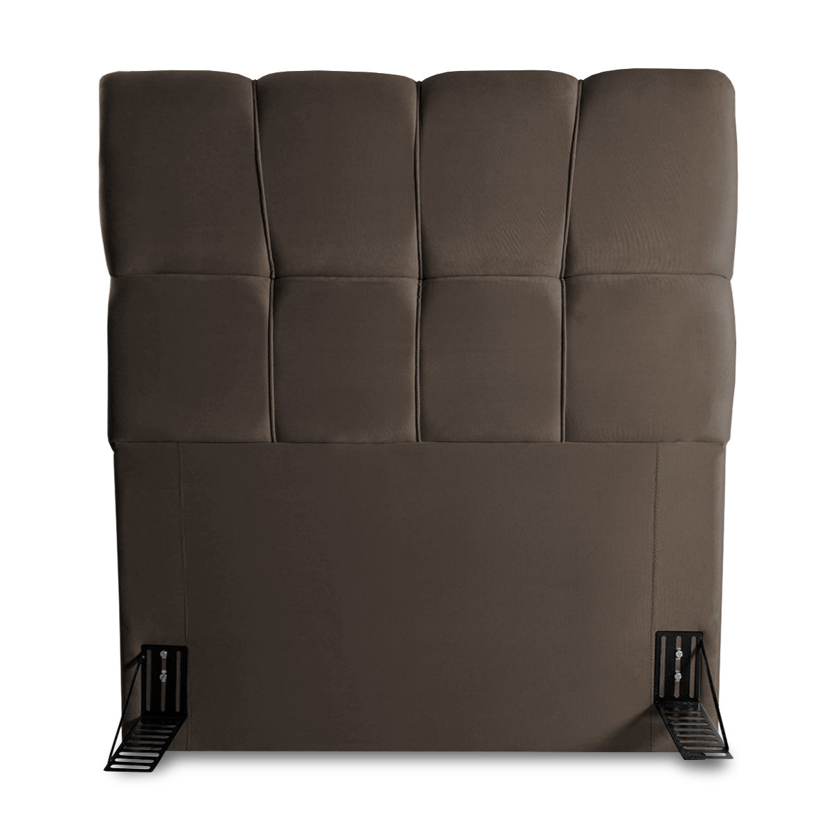 Cabeceira Cama Box Solteiro 90cm Suede Velut Marrom
