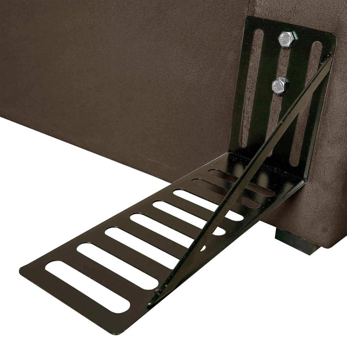 Cabeceira Cama Box Solteiro 90cm Suede Velut Marrom
