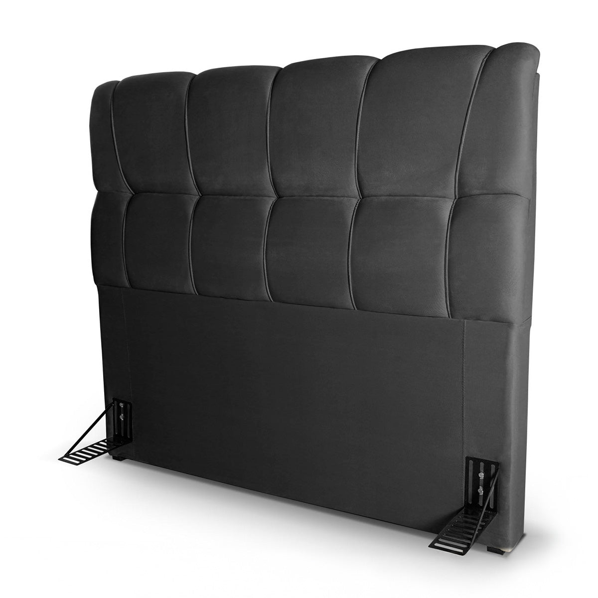 Cabeceira Cama Box Casal 140cm Suede Velut Preto