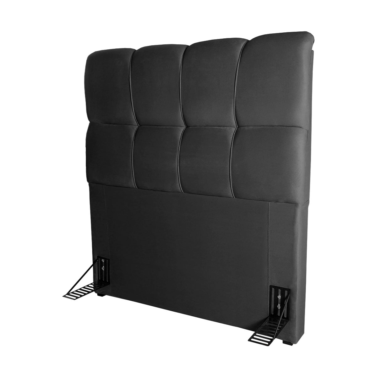 Cabeceira Cama Box Solteiro 98cm Suede Velut Preto