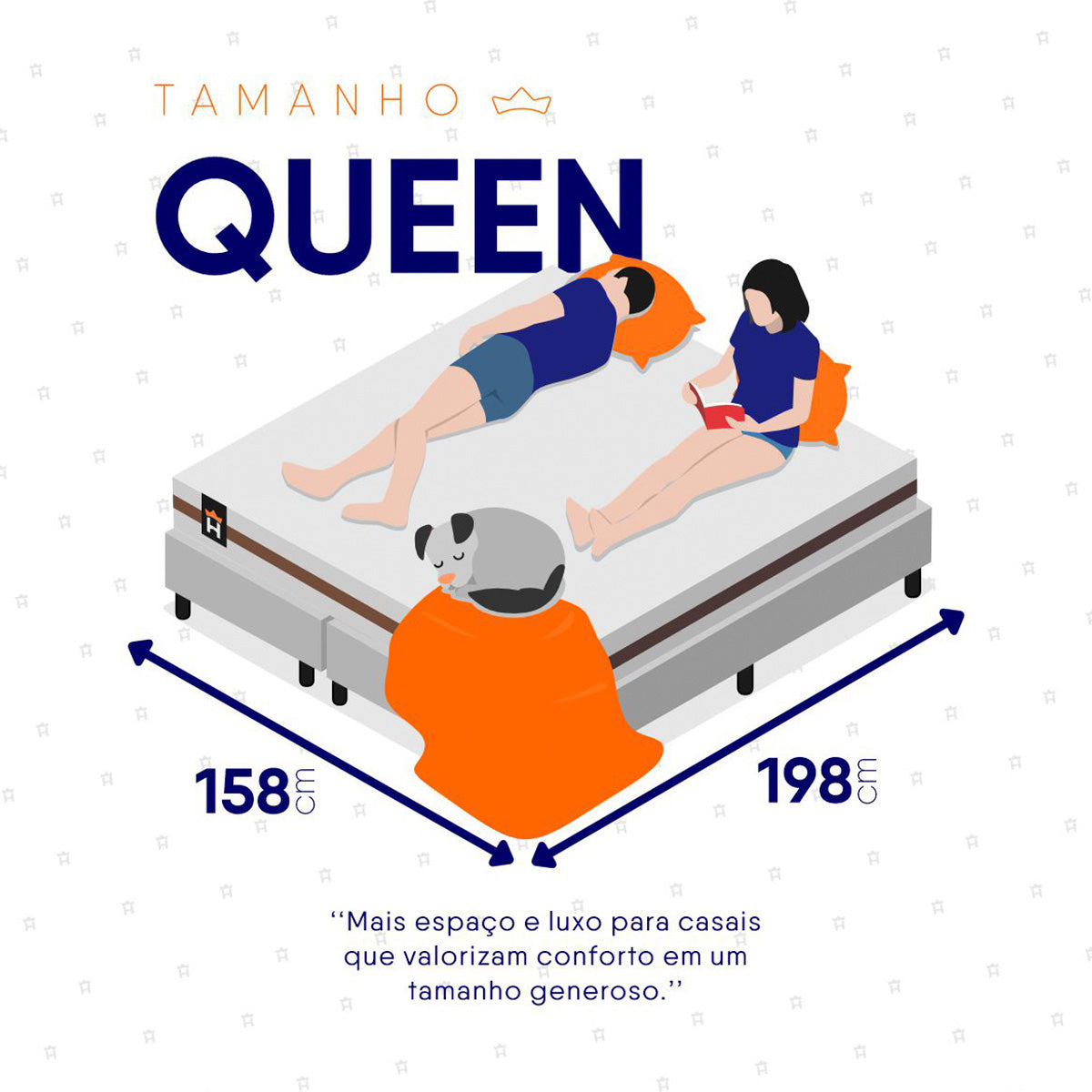 Cama Box Baú Mali Molas Ensacadas Queen 158x198 King House