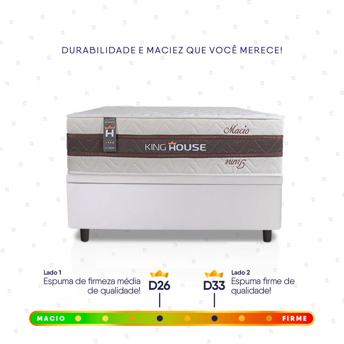 Cama Box Baú Mali Molas Ensacadas Solteiro 88x188 King House