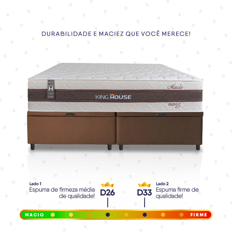 Cama Box Baú Mali Molas Ensacadas King 193x203 King House
