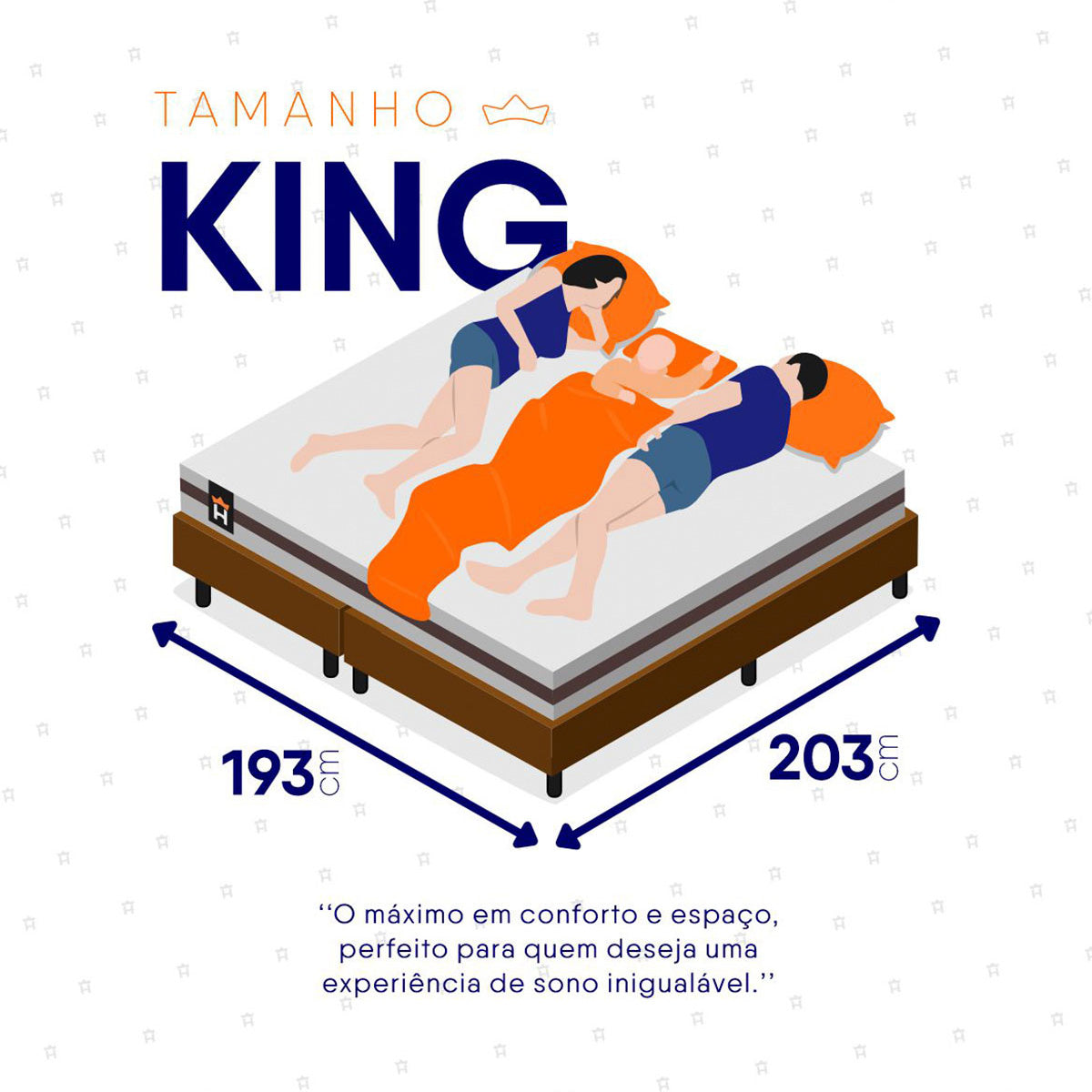 Cama Box Baú Mali Molas Ensacadas King 193x203 King House