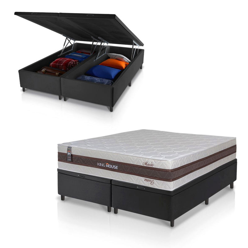 Cama Box Baú Mali Molas Ensacadas King 193x203 King House