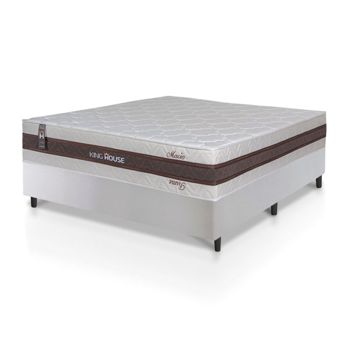 Cama Box Mali Molas Ensacadas Casal 138x188 King House
