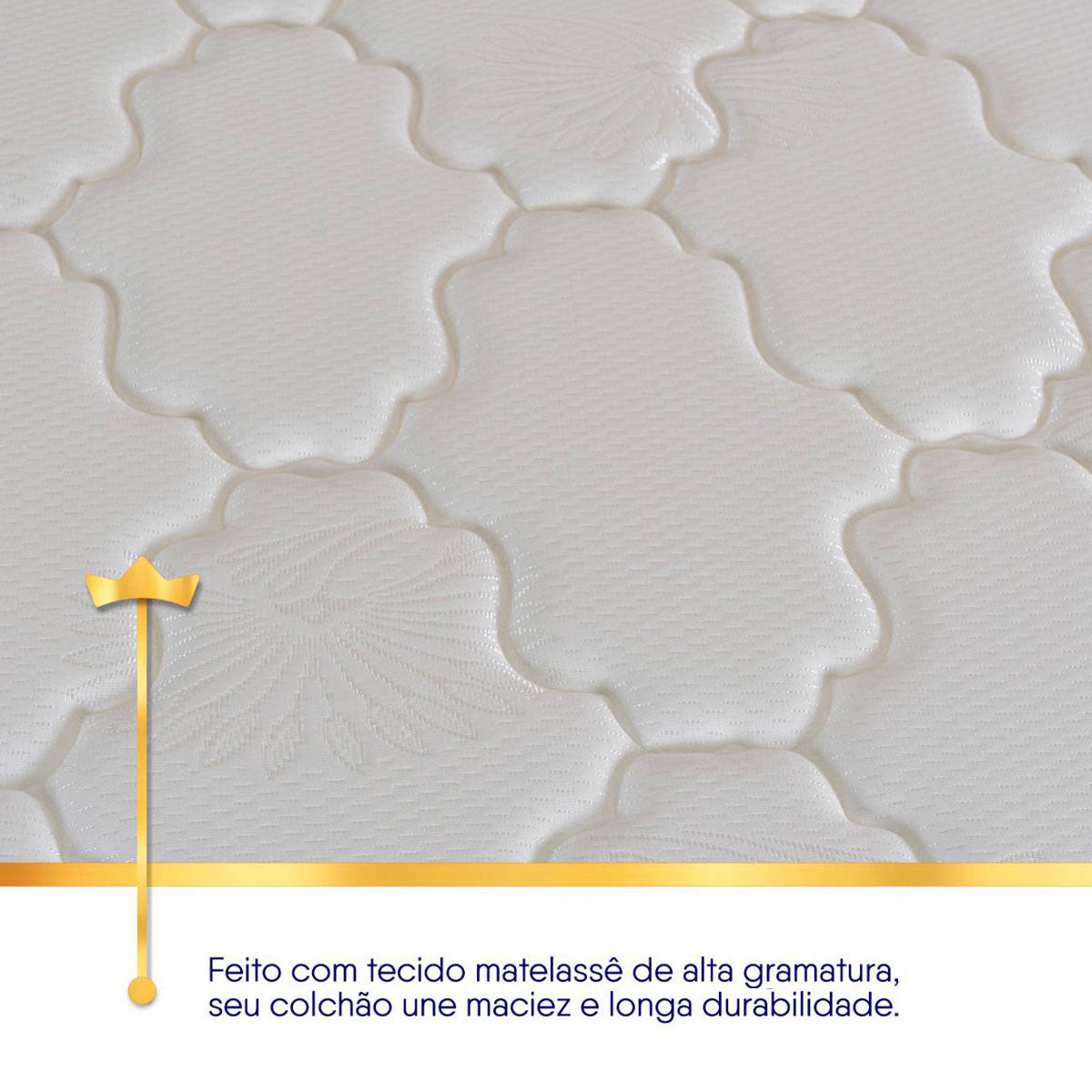 Cama Box Mali Molas Ensacadas King 193x203 Branco King House