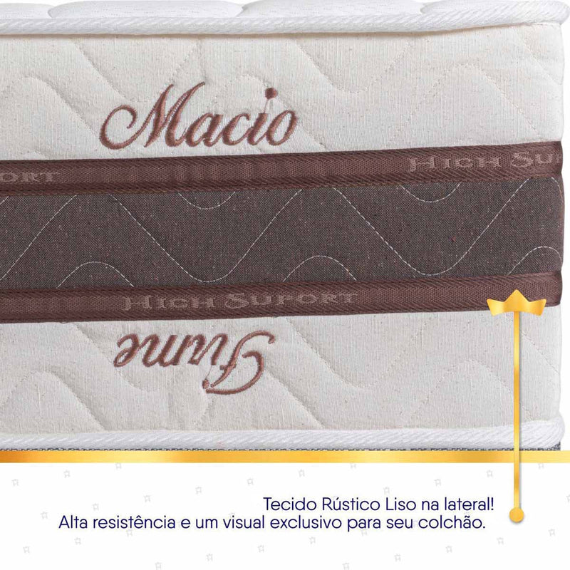 Cama Box Mali Molas Ensacadas Solteiro 88x188 King House