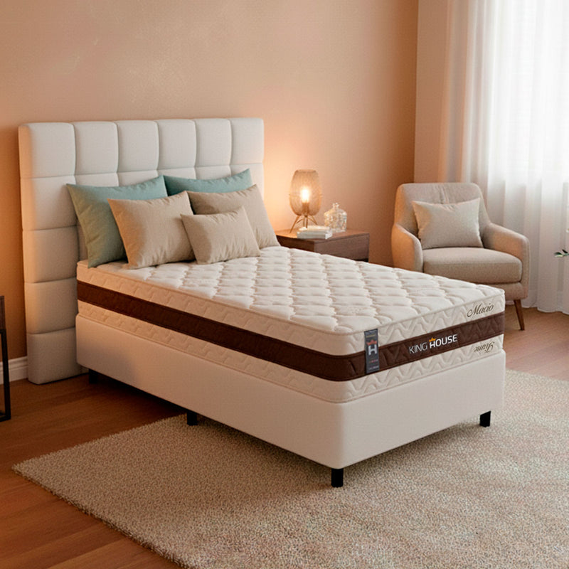 Cama Box Mali Molas Ensacadas Solteirão 96x203 King House