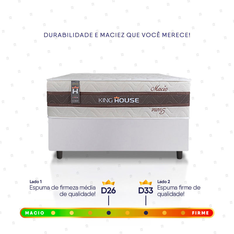Cama Box Mali Molas Ensacadas Solteirão 96x203 King House