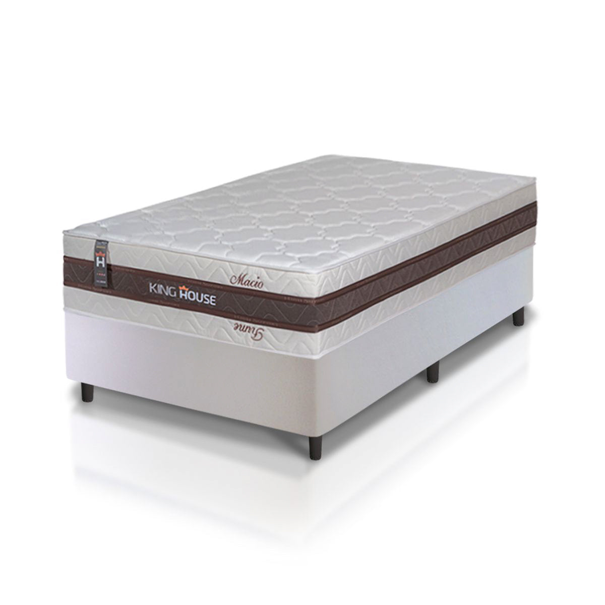 Cama Box Mali Molas Ensacadas Solteirão 96x203 King House