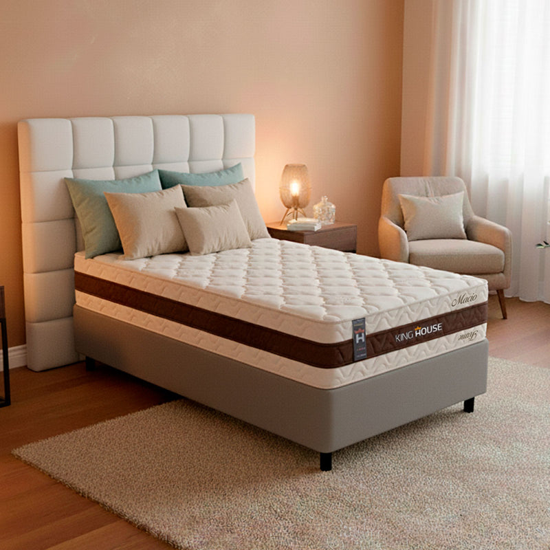 Cama Box Mali Molas Ensacadas Solteiro 88x188 King House