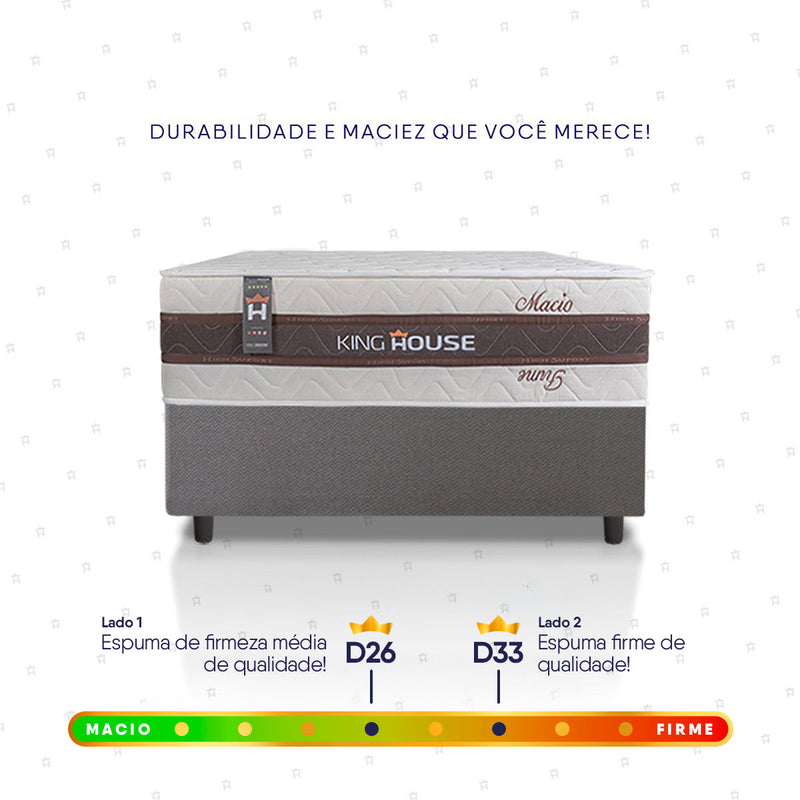 Cama Box Mali Molas Ensacadas Solteiro 88x188 King House