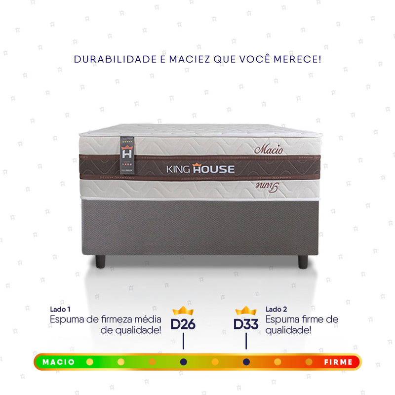 Cama Box Mali Molas Ensacadas Solteirão 96x203 King House