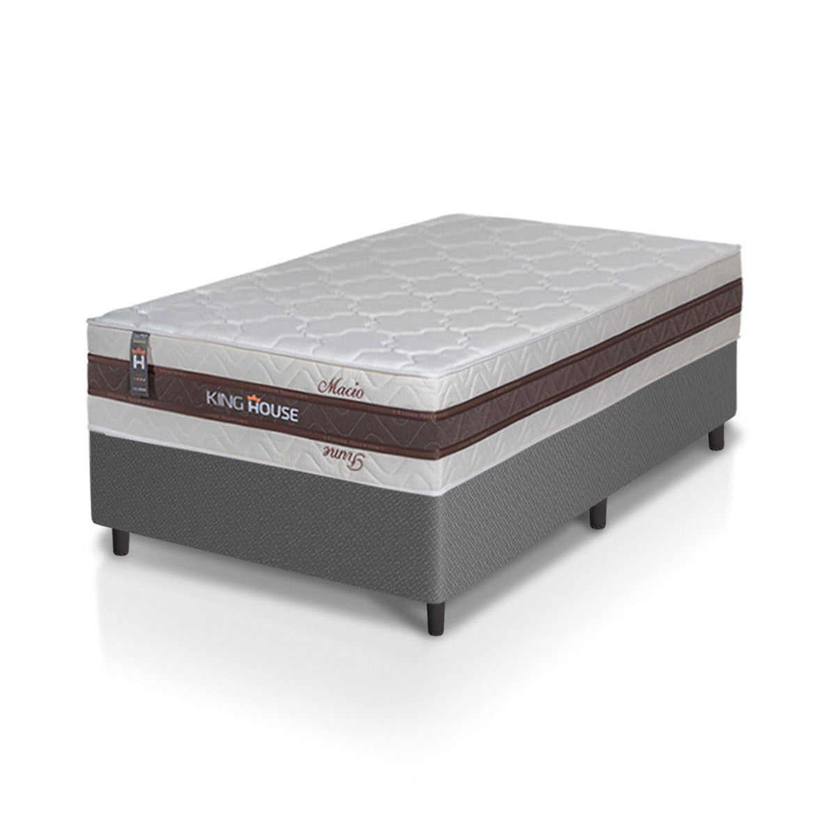Cama Box Mali Molas Ensacadas Solteirão 96x203 King House