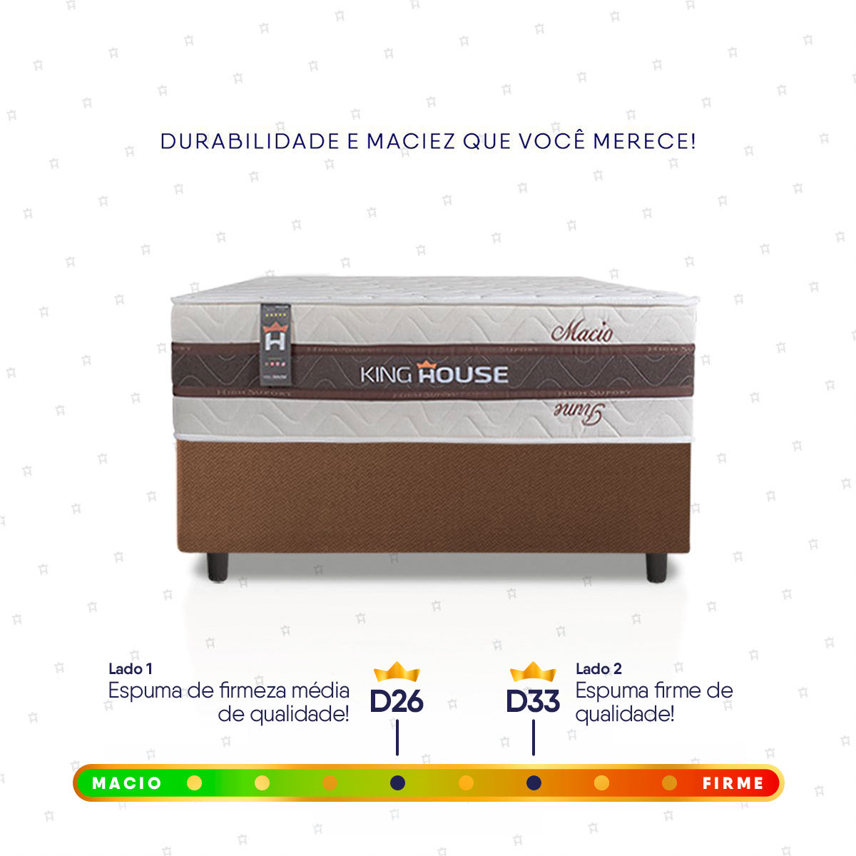 Cama Box Mali Molas Ensacadas Solteiro 88x188 King House