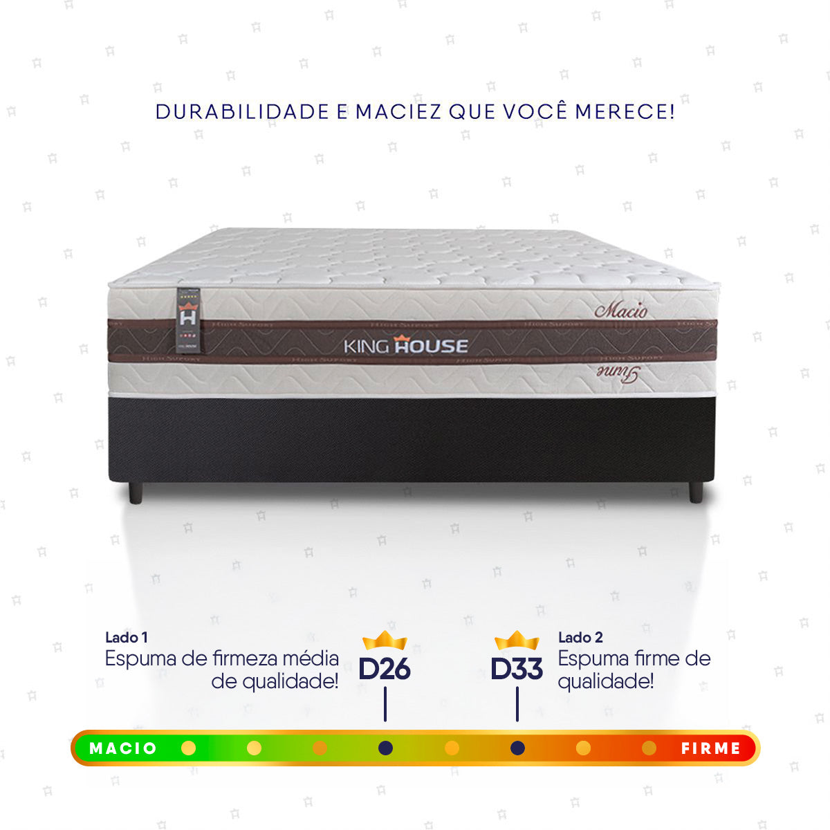 Cama Box Mali Molas Ensacadas Casal 138x188 Preto King House