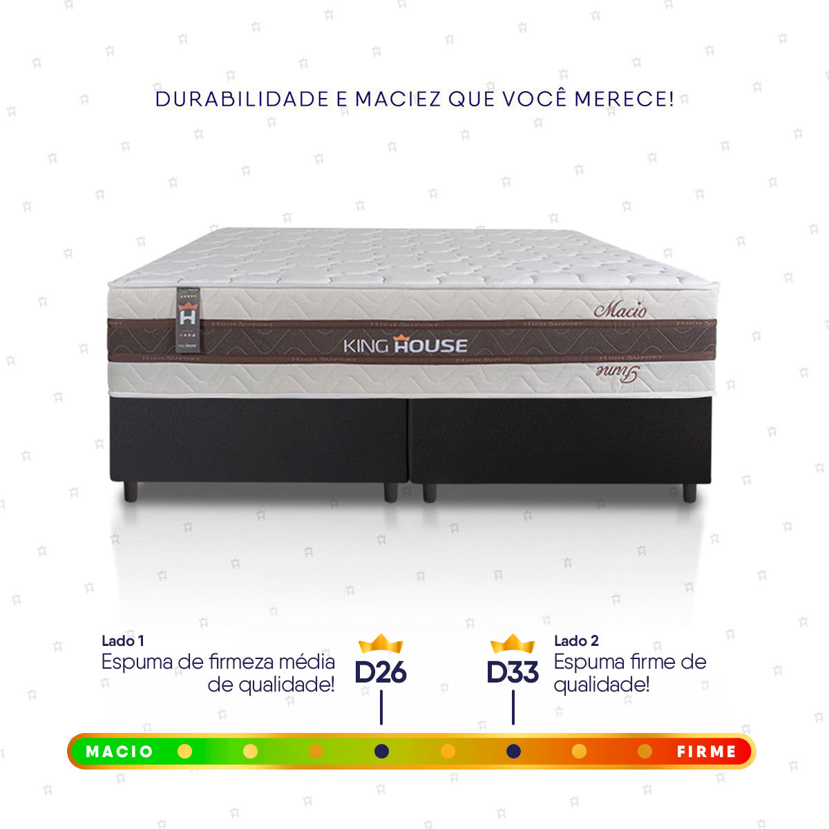 Cama Box Mali Molas Ensacadas Queen 158x198 Preto King House