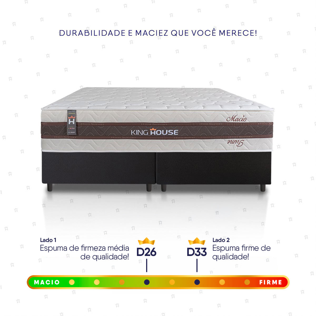 Cama Box Mali Molas Ensacadas King 193x203 Preto King House
