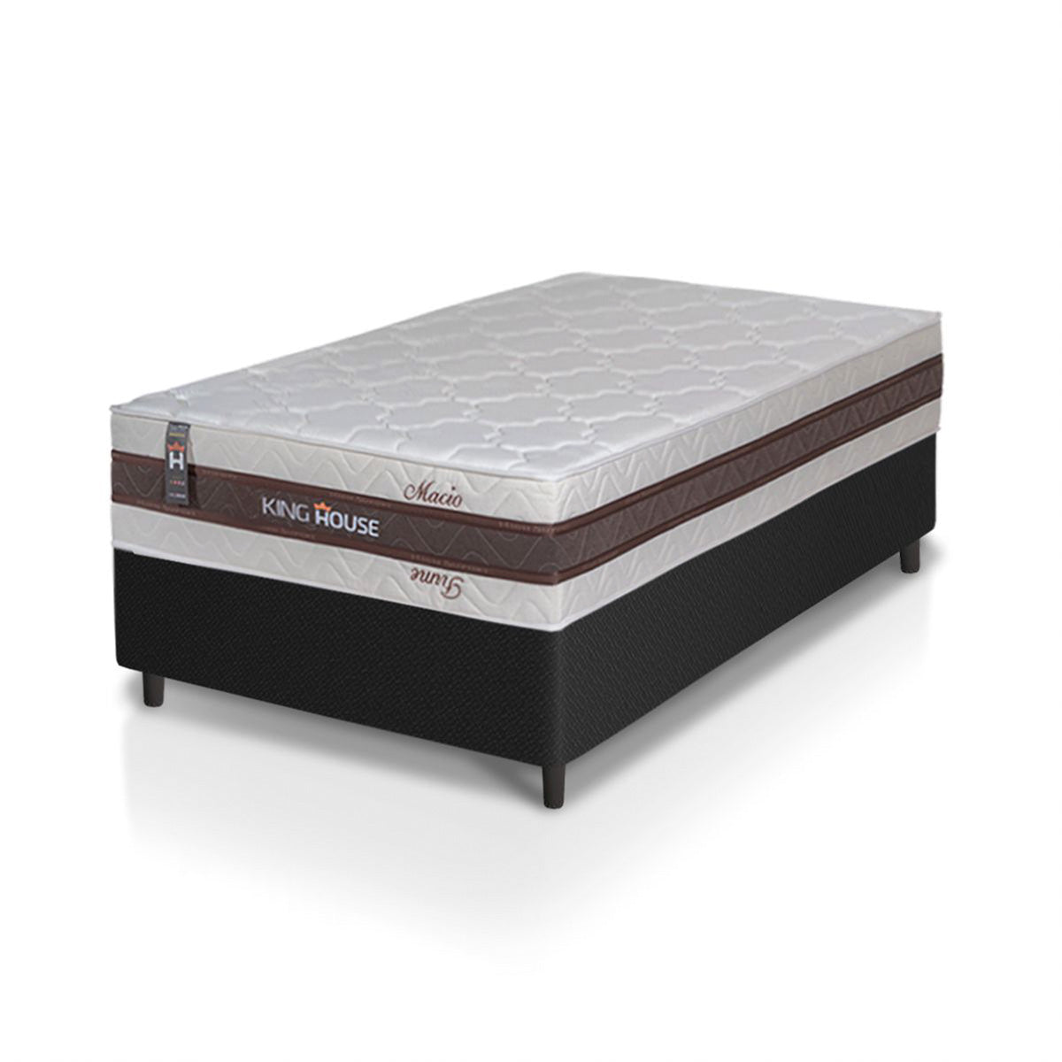 Cama Box Mali Molas Ensacadas Solteiro 88x188 King House
