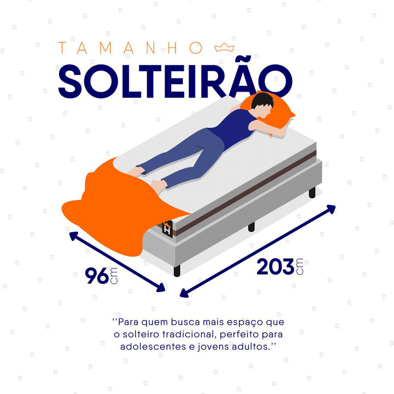 Colchão Mali Bege Molas Ensacadas Solteiro 96x203x32