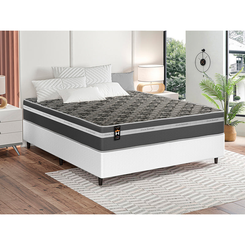 Cama Box Espuma Miami Casal 138x188 Cinza King House