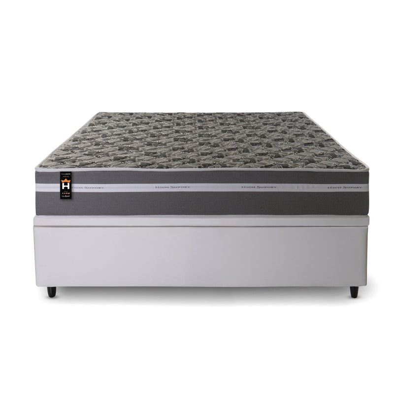 Cama Box Baú Miami 138x188 Branco Espuma D33 King House