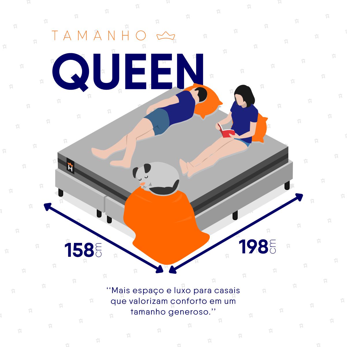 Cama Box Montreal Molas Ensacadas Queen 158x198 Branco Espuma D26 Suporta 120 Kg Por Pessoa
