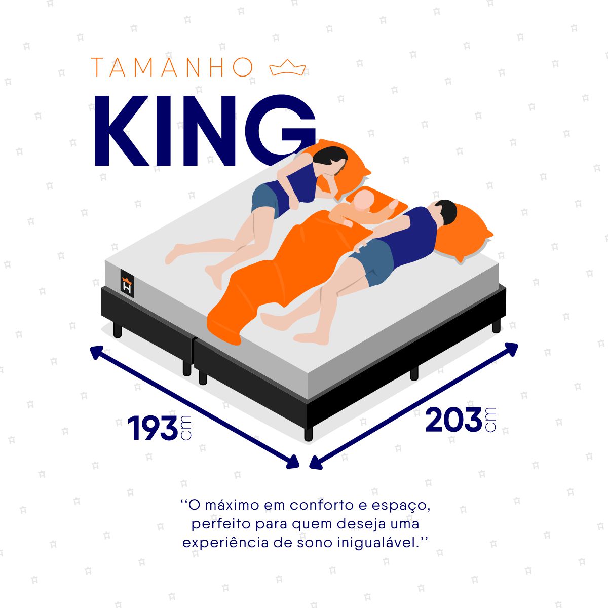 Cama Box Baú New Moon c/ Molas Ensacadas 193x203 Branco e Preto Espuma D26 Suporta 110 kg