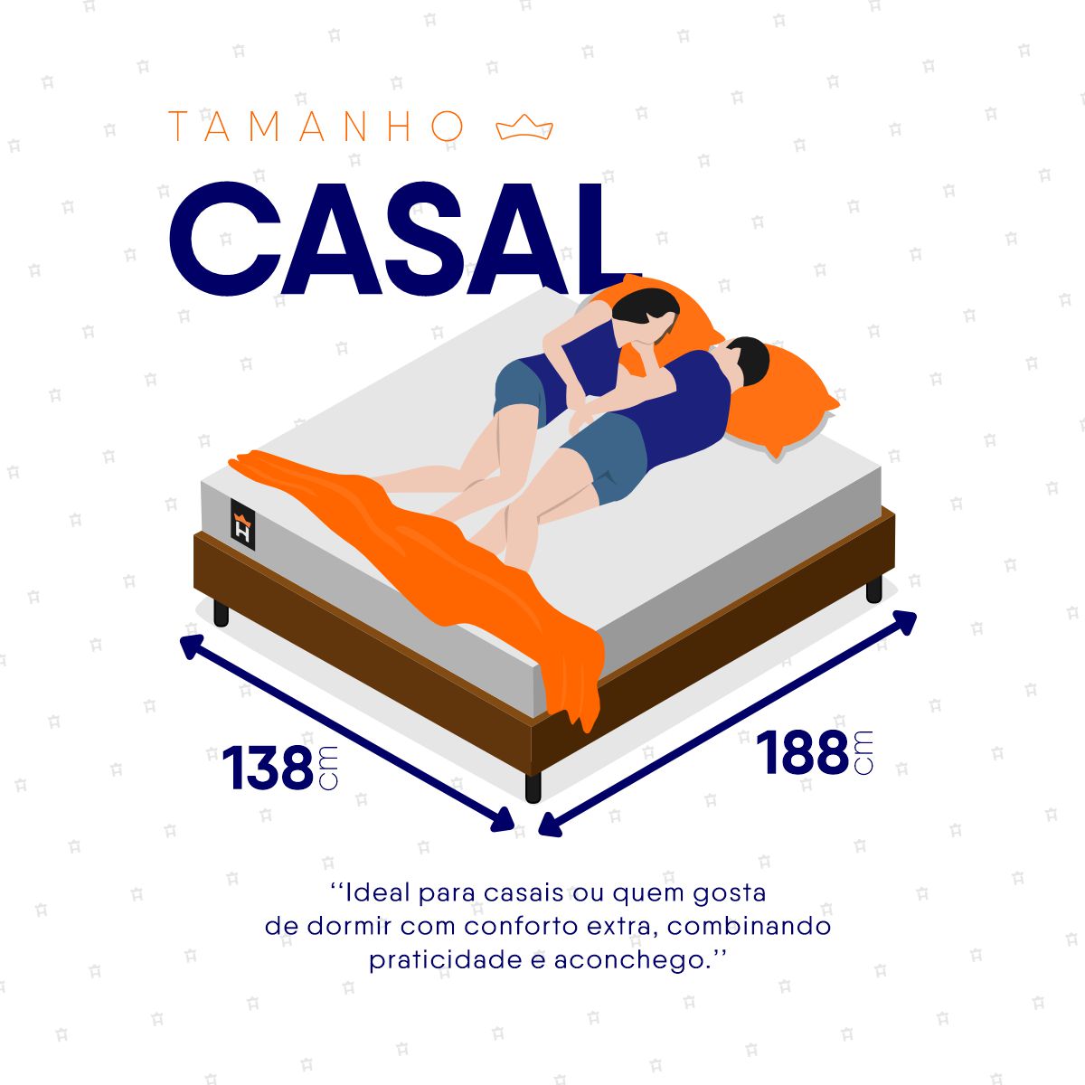 Cama Box Molas Ensacadas New Moon Casal 138x188 Marrom Espuma D26