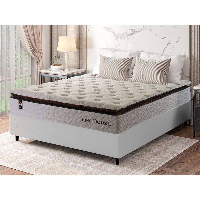 Cama Box Molas Ensacadas New York Casal 138x188 King House