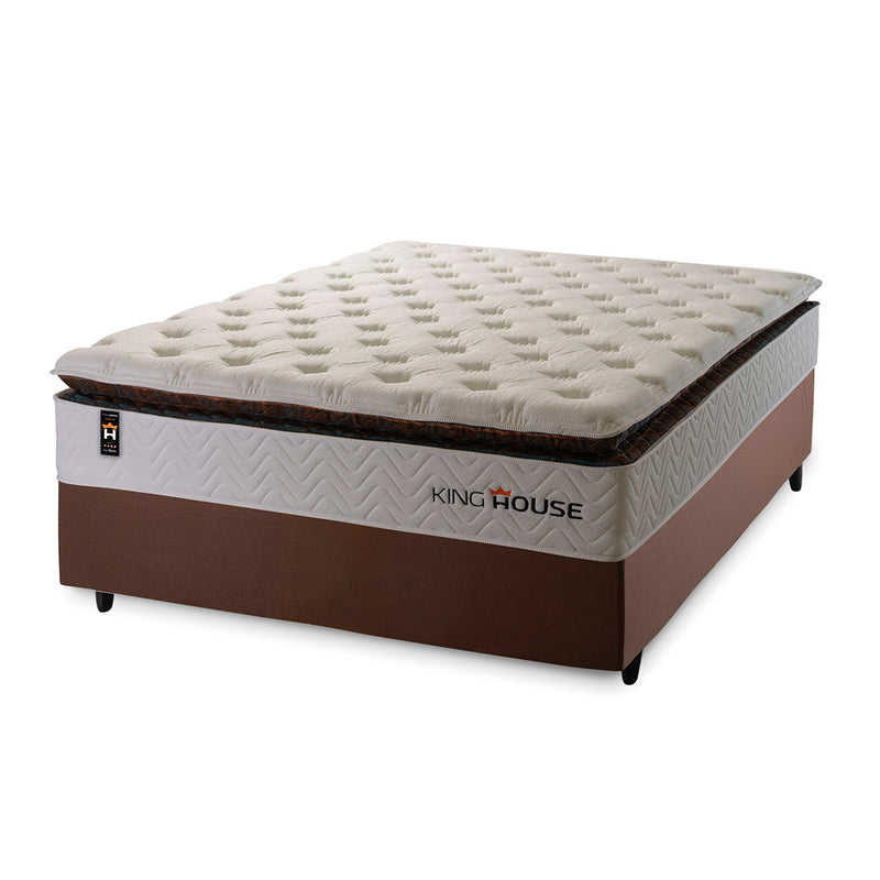 Cama Box Molas Ensacadas New York Casal 138x188 King House