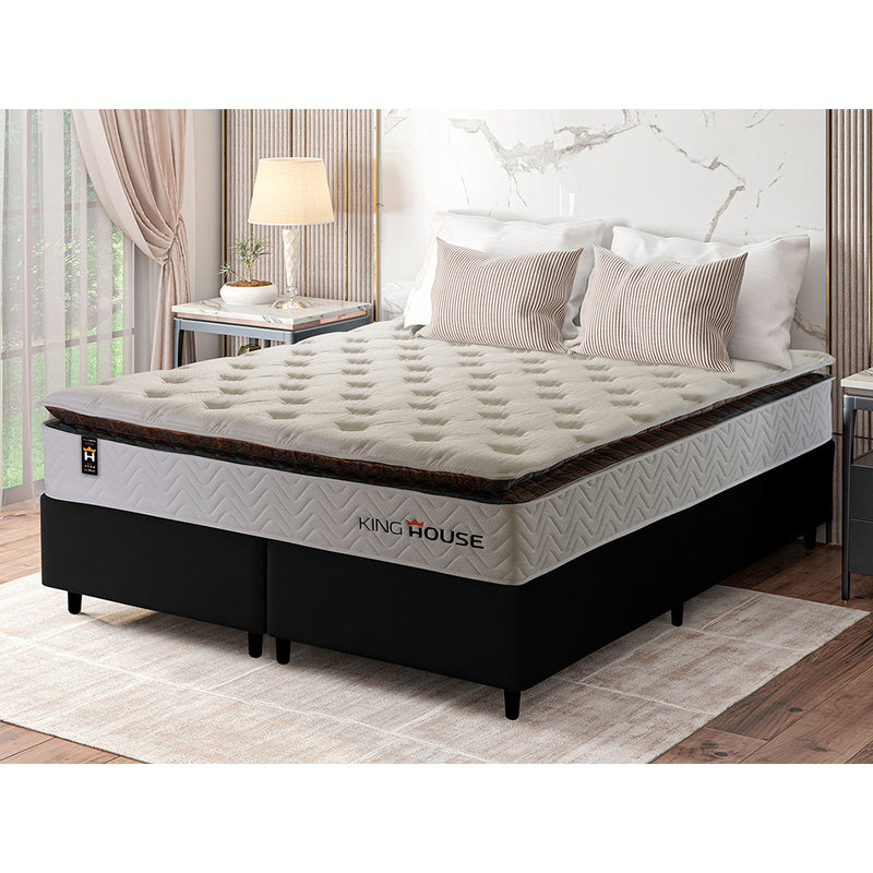 Cama Box New York Molas Ensacadas Queen 158x198 King House