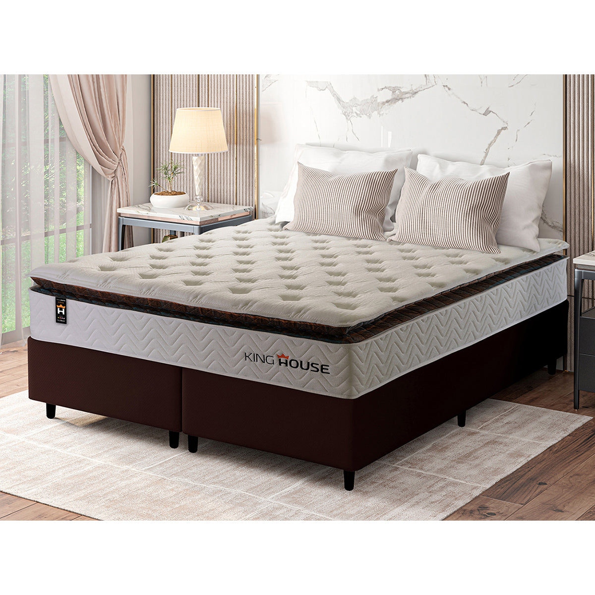 Cama Box New York Molas Ensacadas Queen 158x198 King House