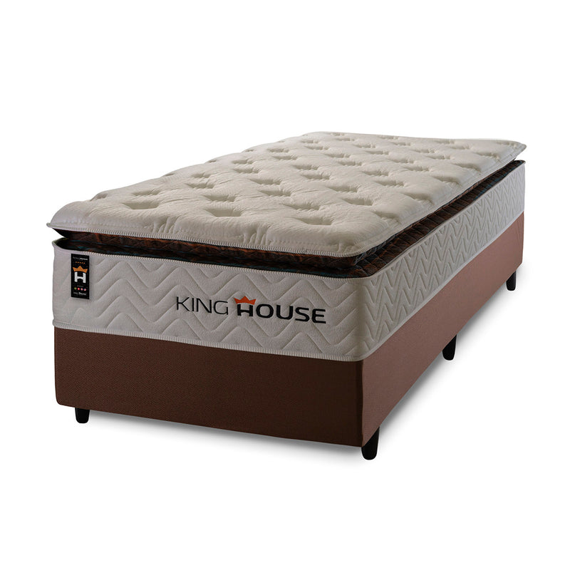 Cama Box Molas Ensacadas New York Solteiro 96x203 King House