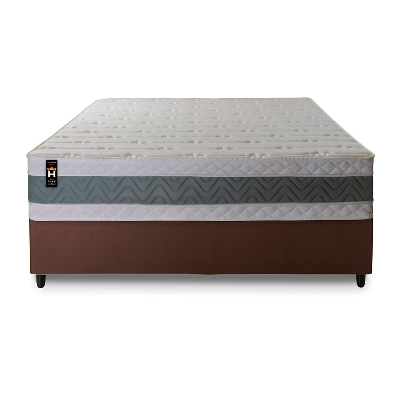 Cama Box Espuma Oxford Casal 138x188 Verde King House