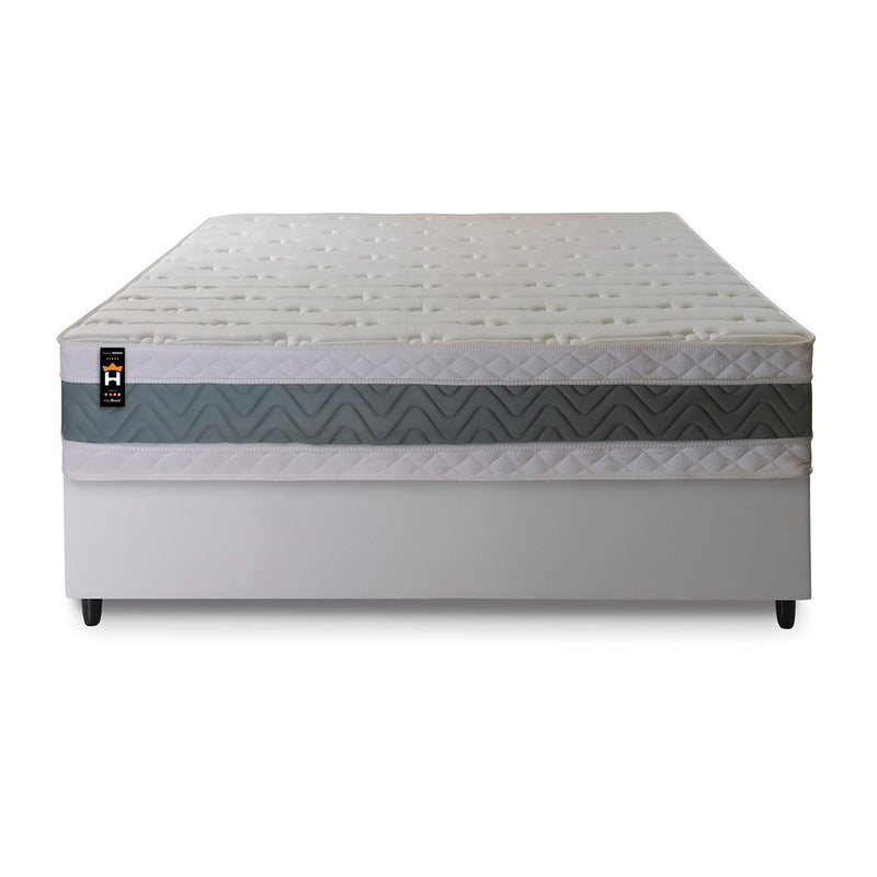 Cama Box Espuma Oxford Casal 138x188 Branco King House