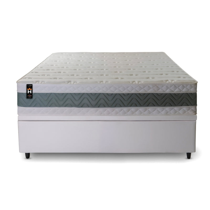 Cama Box Baú Oxford 138x188 Branco Espuma D33 King House