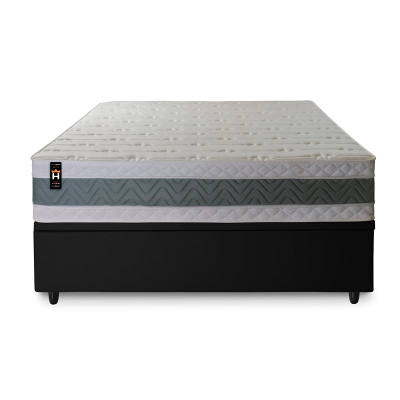 Cama Box Baú Oxford 138x188 Preto Espuma D33 King House