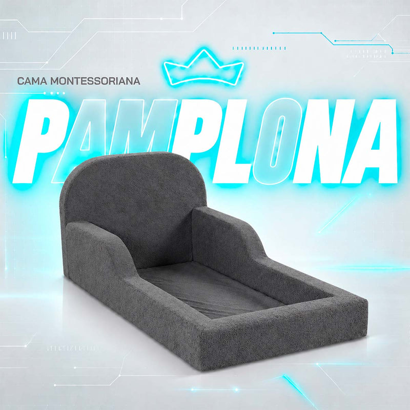 Cama Montessoriana Pamplona Espuma á Vácuo Solteiro Bouclê