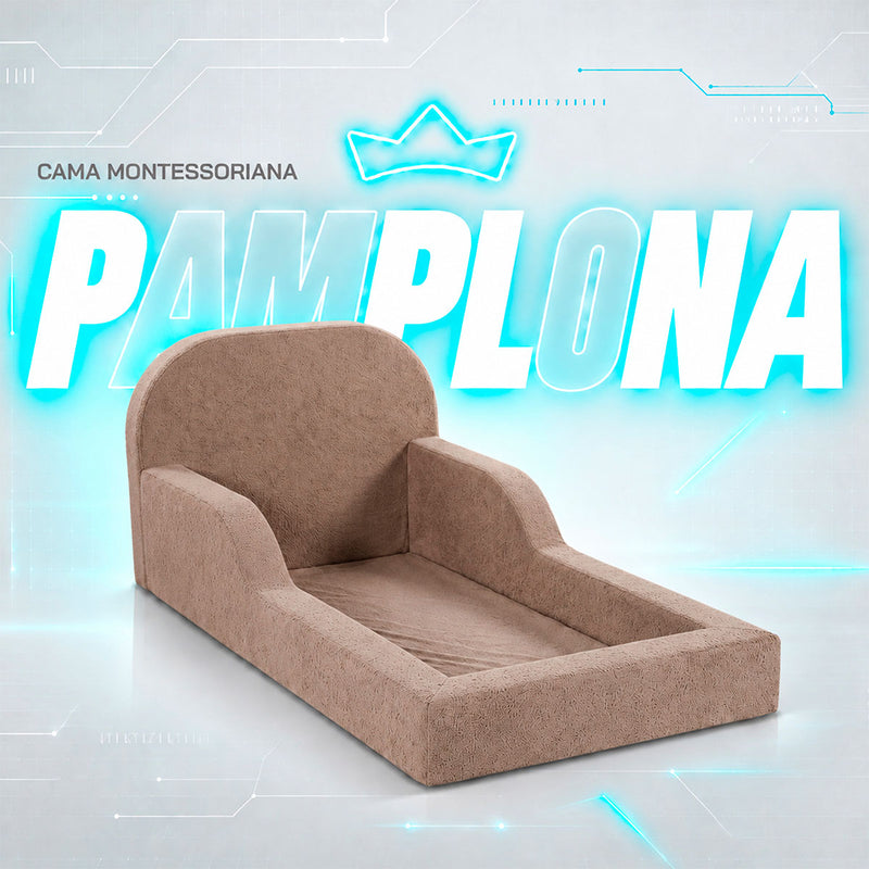 Cama Montessoriana Pamplona Espuma á Vácuo Solteiro Bouclê