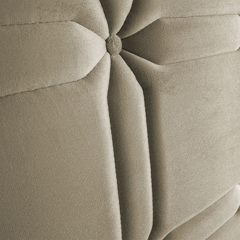 Cabeceira Cama Box King 195cm Suede Velut Bege