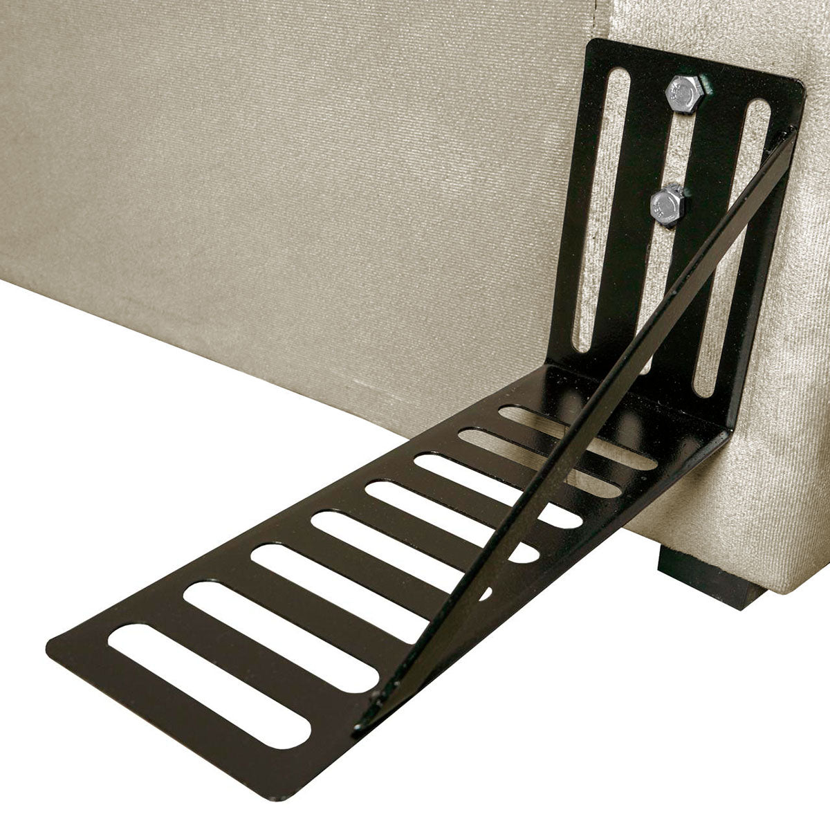 Cabeceira Cama Box Solteiro 98cm Suede Velut Bege