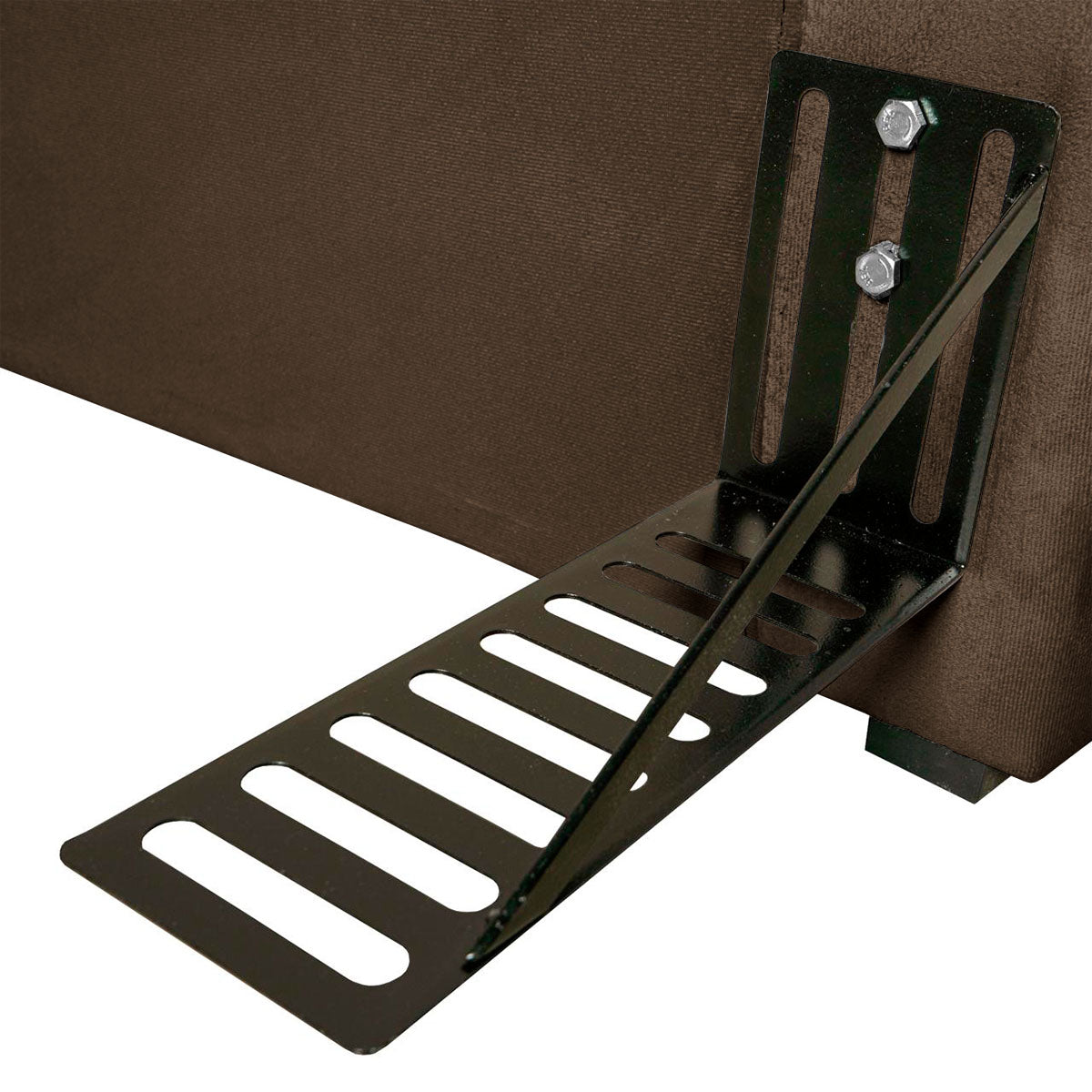 Cabeceira Cama Box Solteiro 98cm Suede Velut Marrom