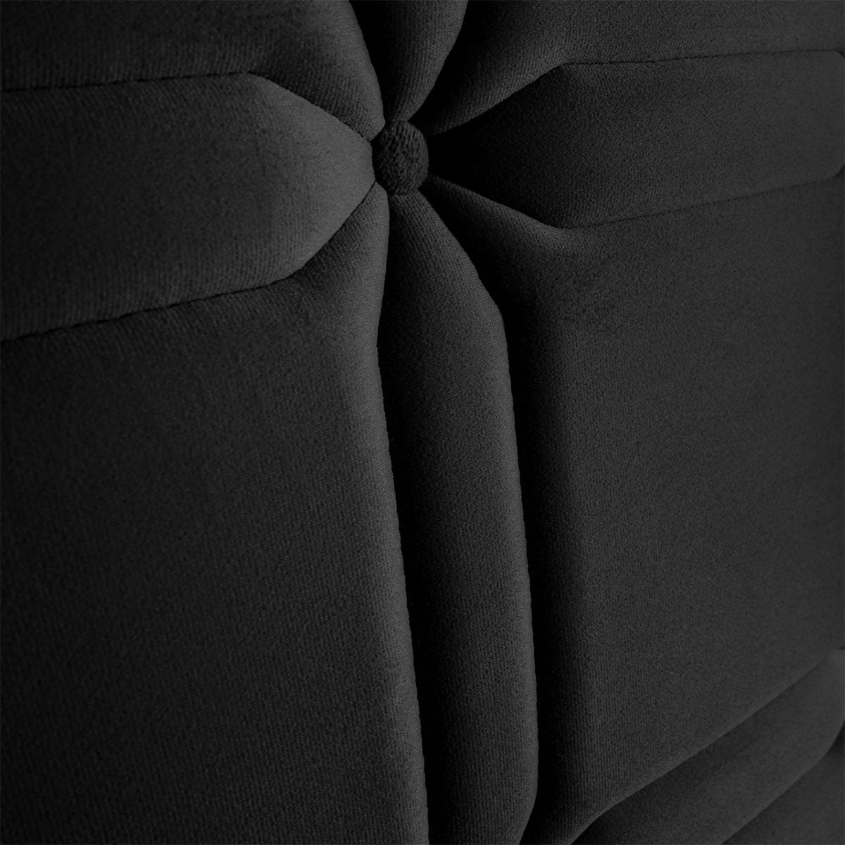 Cabeceira Polo Cama Box Queen 160cm Suede Velut Preto