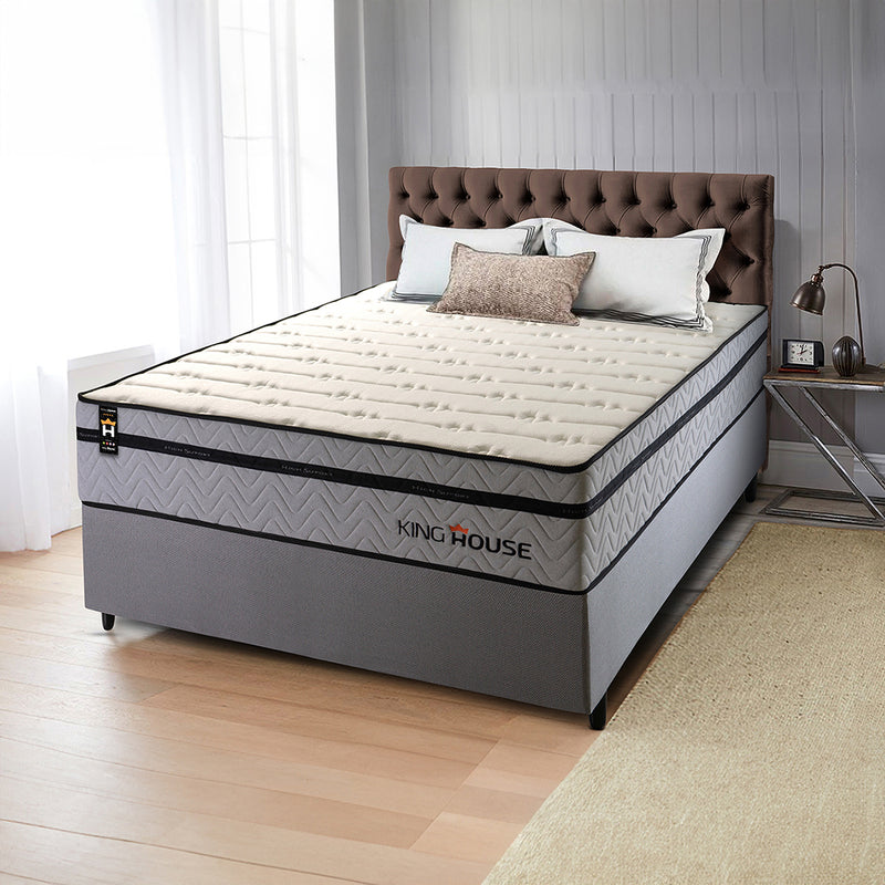 Cama Box Molas Ensacadas Preston Casal 138x188 King House