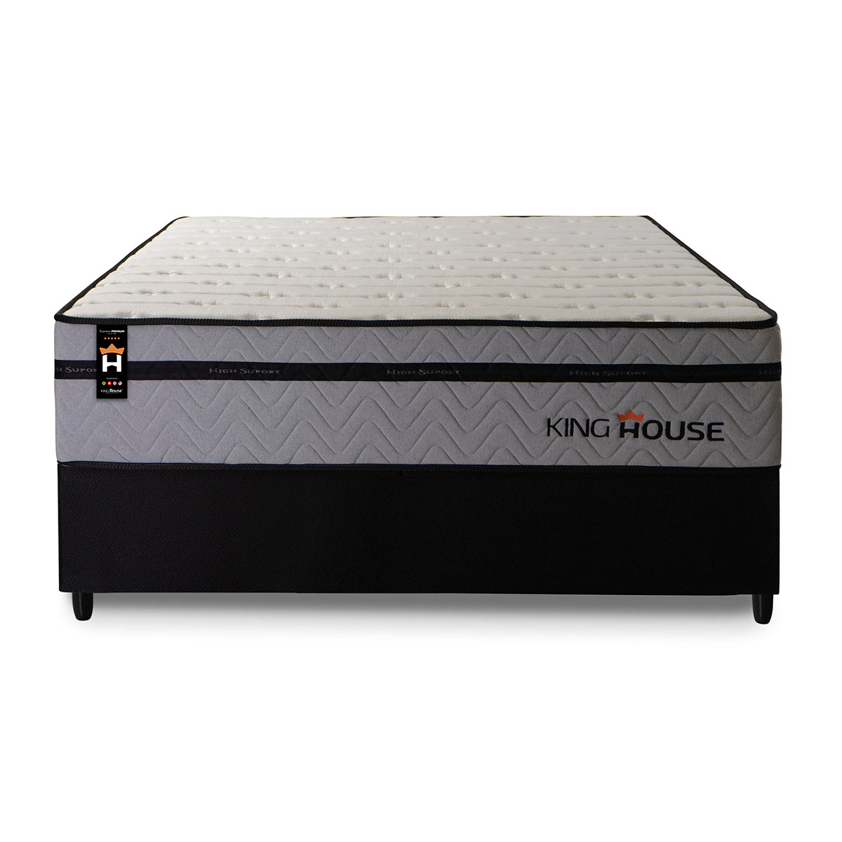 Cama Box Molas Ensacadas Preston Casal 138x188 King House